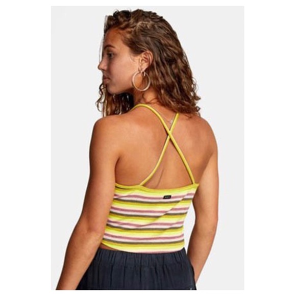 RVCA - NWT Hattrick Ribbed Crop Top - Picture 9 of 12